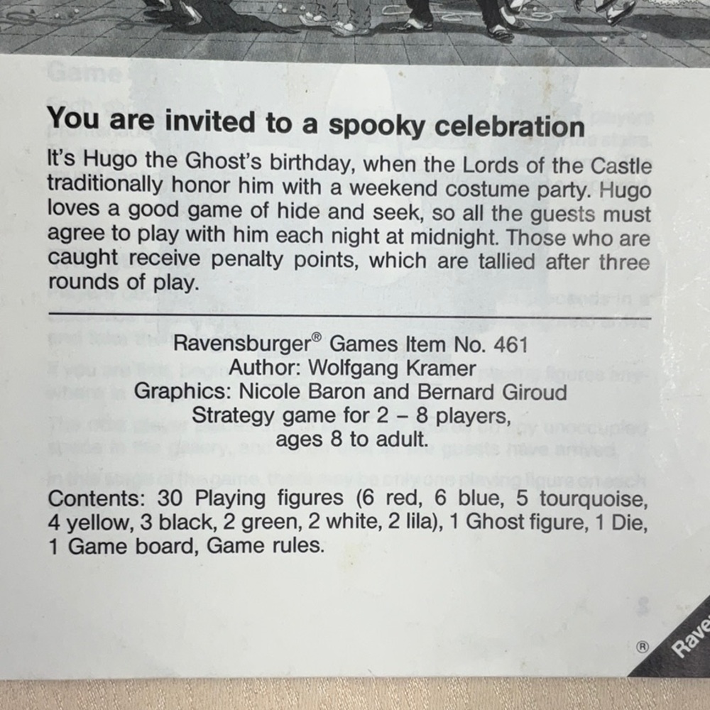 1989 Midnight Party Game by Ravensburger - Picture 8 of 16